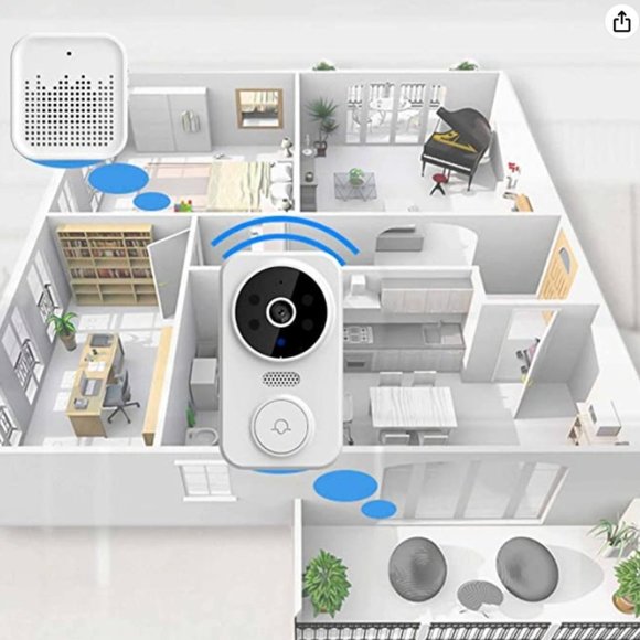 Smart Wireless Remote Video Doorbell Intelligent Visual Doorbell - Picture 6 of 7